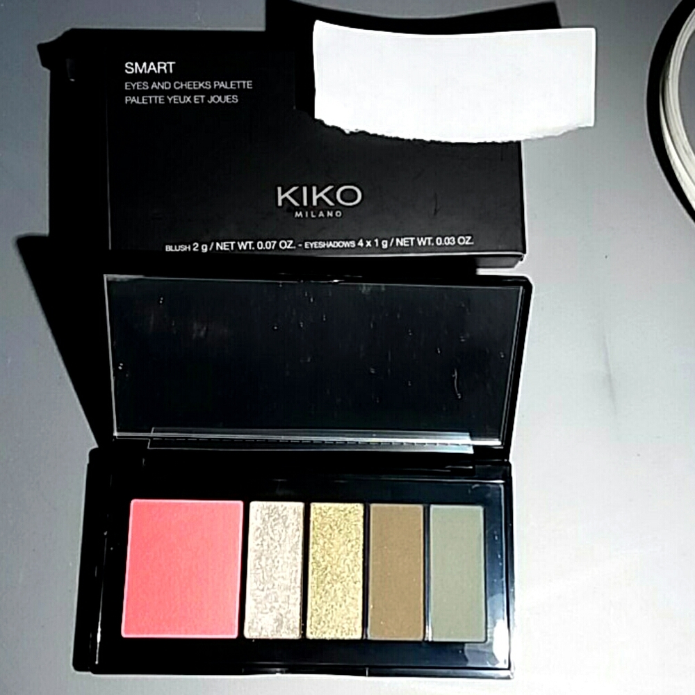 Kiko Milano 02 Smart eye/cheek palette medium complexion nwt
